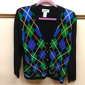 KORET -  ARGYLE CARDIGAN